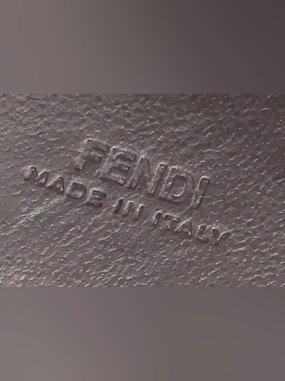 NEW Fendi White Leather Round Coin Case with Brown & Black FF Motif